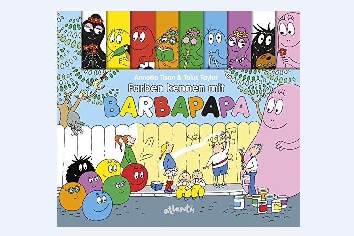Farben kennen mit Barbapapa: Das Buch hat uns bei grosseltern.de vor allem durch die schönen Illustrationen mit den farbenfrohen Barbapapas begeistert.