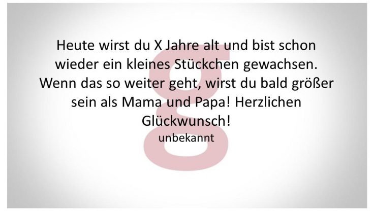 Schönste Sprüche zum Geburtstag des Enkelkindes