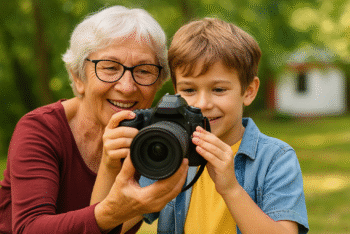 Fotoprojekte, die Großeltern mit ihren Enkeln verbinden