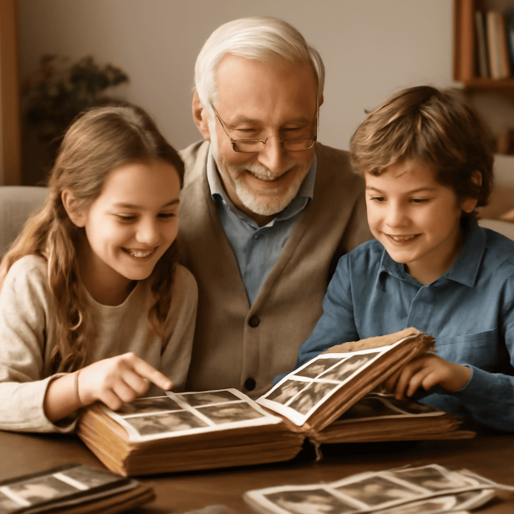 Alte Fotoalben Gemeinsam Mit Enkeln Entdecken