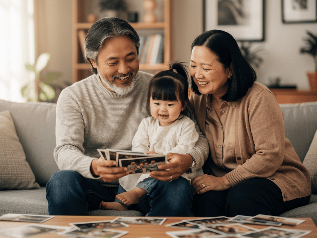 Ein gemeinsames Erinnerungsbuch schreiben