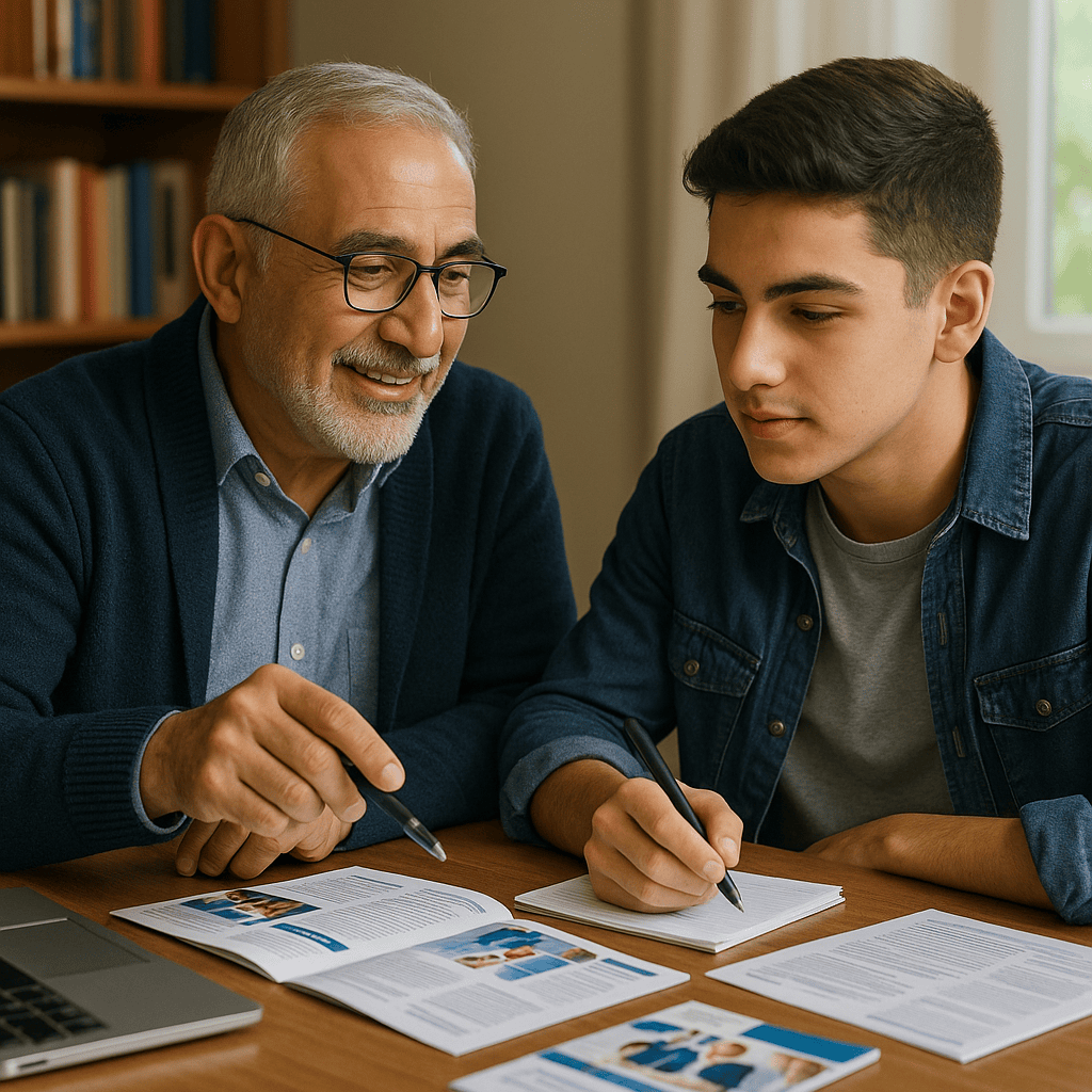 Enkel bei Berufswahl unterstützen