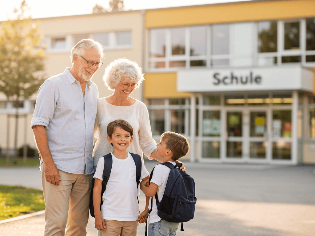 Enkel bei Schulwechsel begleiten