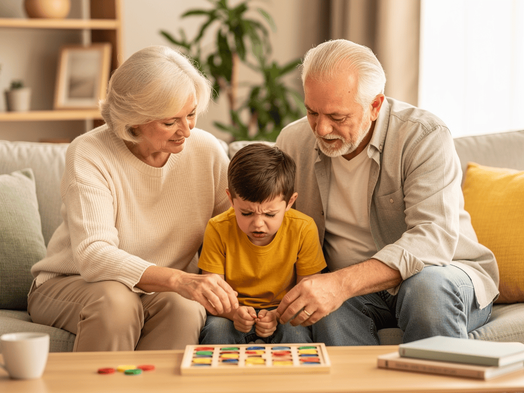 Enkeln Frustrationstoleranz vermitteln
