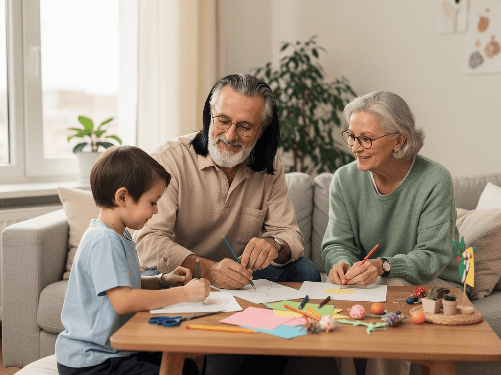 Enkeln Umgang mit Misserfolg beibringen