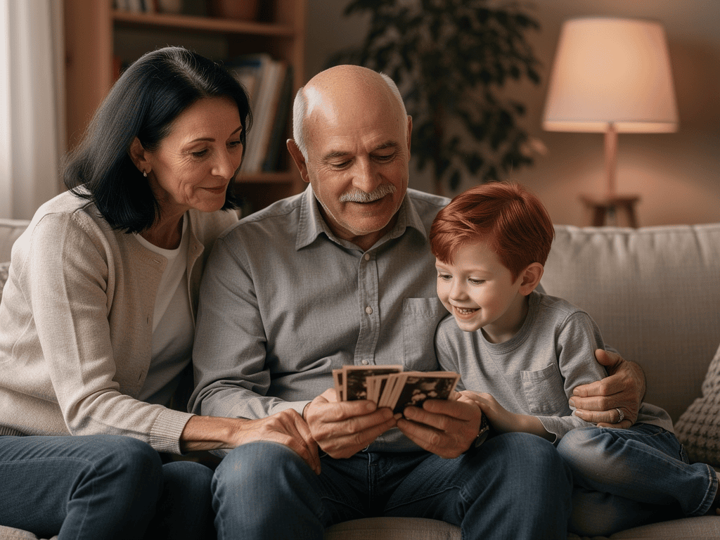 Erinnerungen an Kindheit der Enkel sammeln