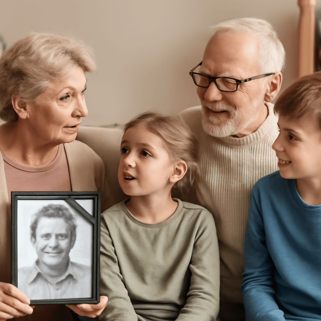 Erinnerungen an verstorbene Familienmitglieder bewahren