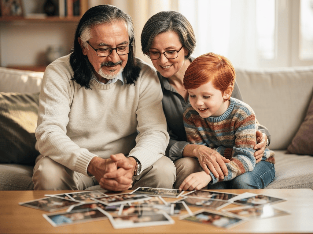 Erinnerungen an verstorbene Großeltern bewahren