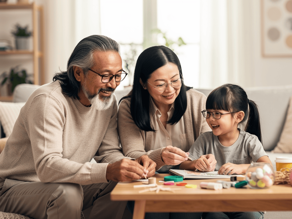 Familienstammbaum mit Enkeln gestalten