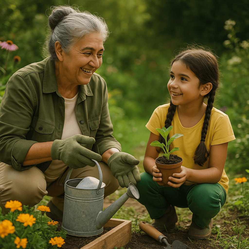 Gartenarbeit Als Hobby Für Grosseltern