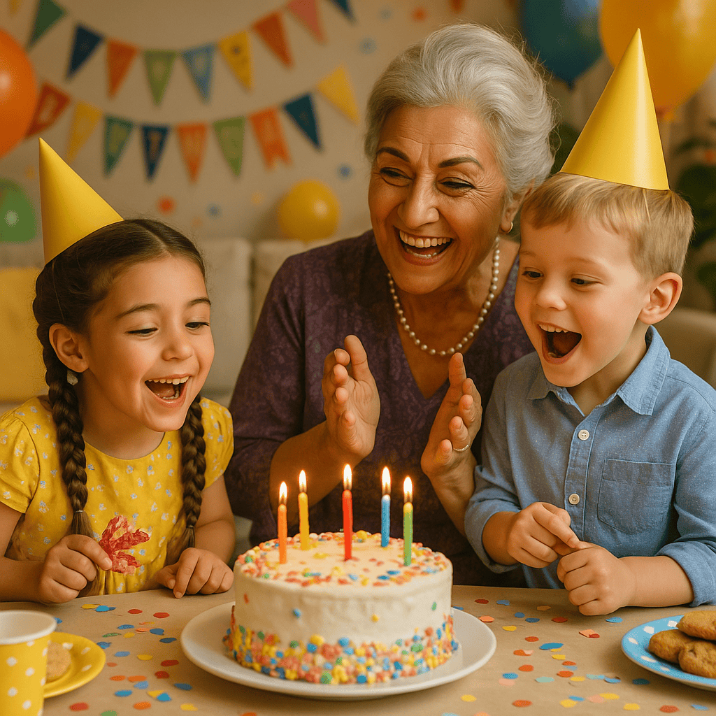 Geburtstage mit Enkeln feiern
