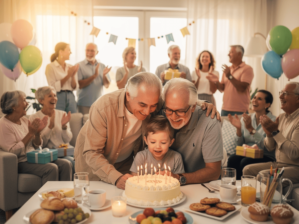 Geburtstagsfeier für Enkel mit vielen Gästen planen