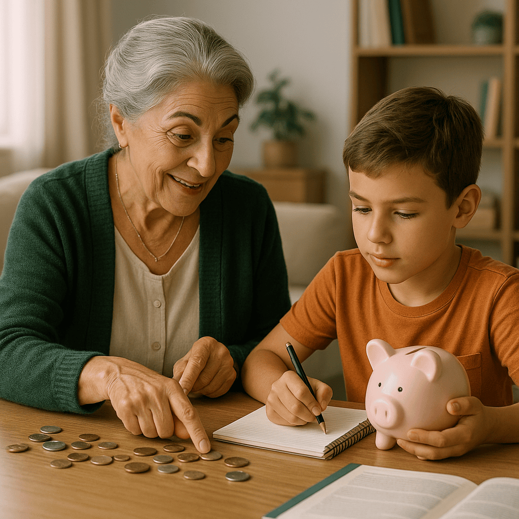 Geld und Finanzen Enkeln erklären