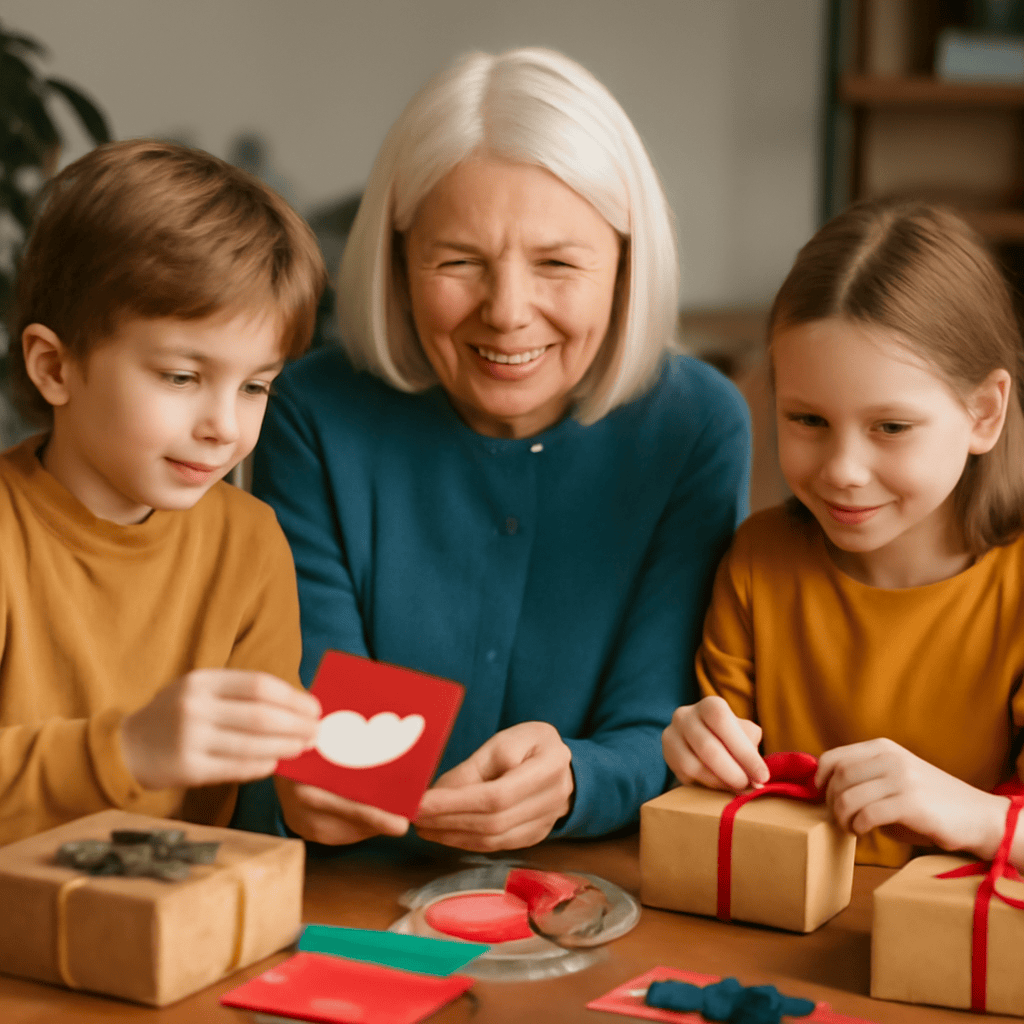 Geschenke Gemeinsam Mit Enkeln Fuer Andere Basteln