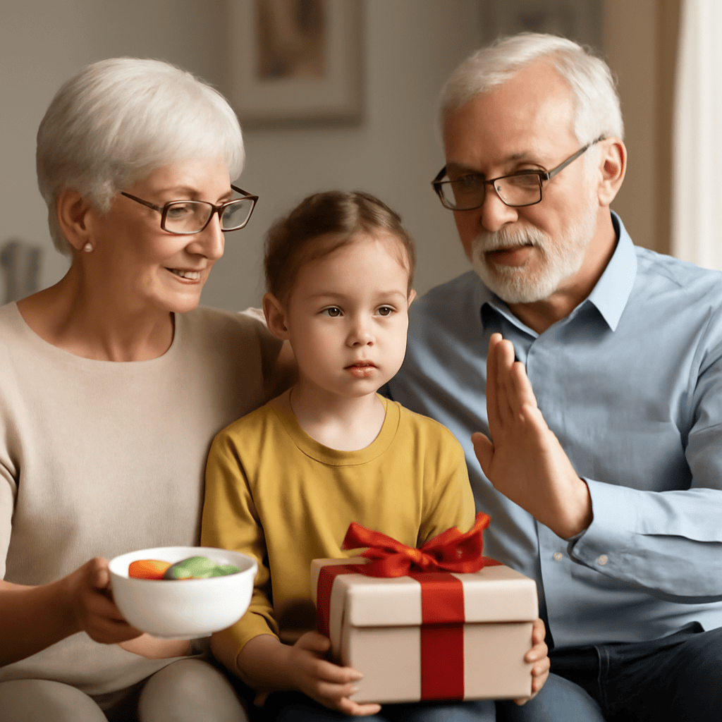Grenzen setzen bei Süßigkeiten und Geschenken