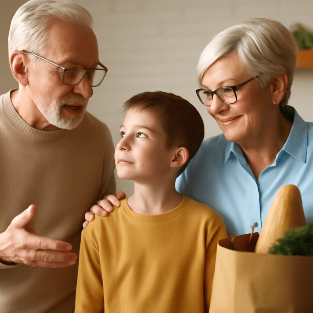 Großeltern als Vorbild im Alltag