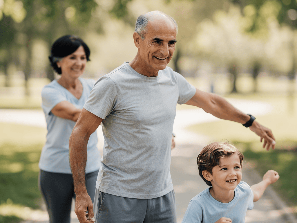 Mit Enkeln neue Sportarten ausprobieren