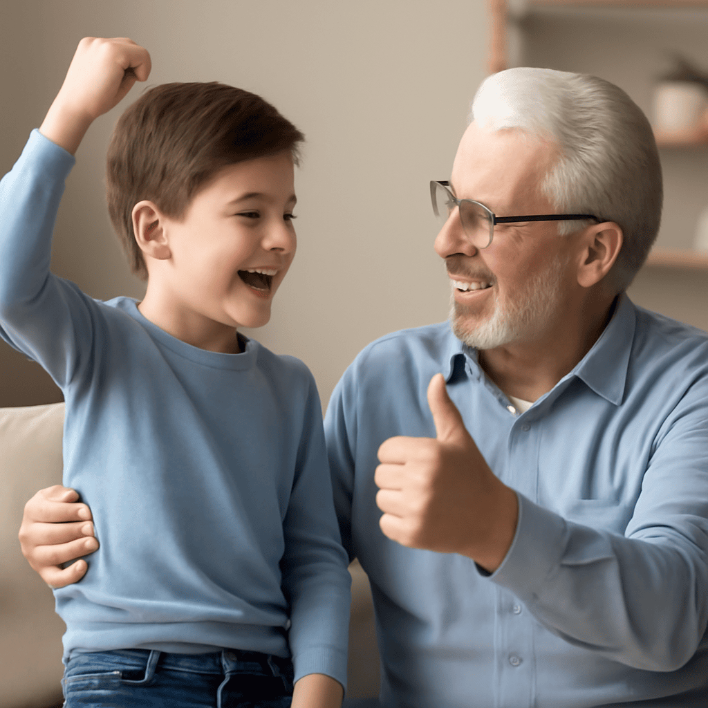 Mut und Selbstvertrauen von Enkeln stärken