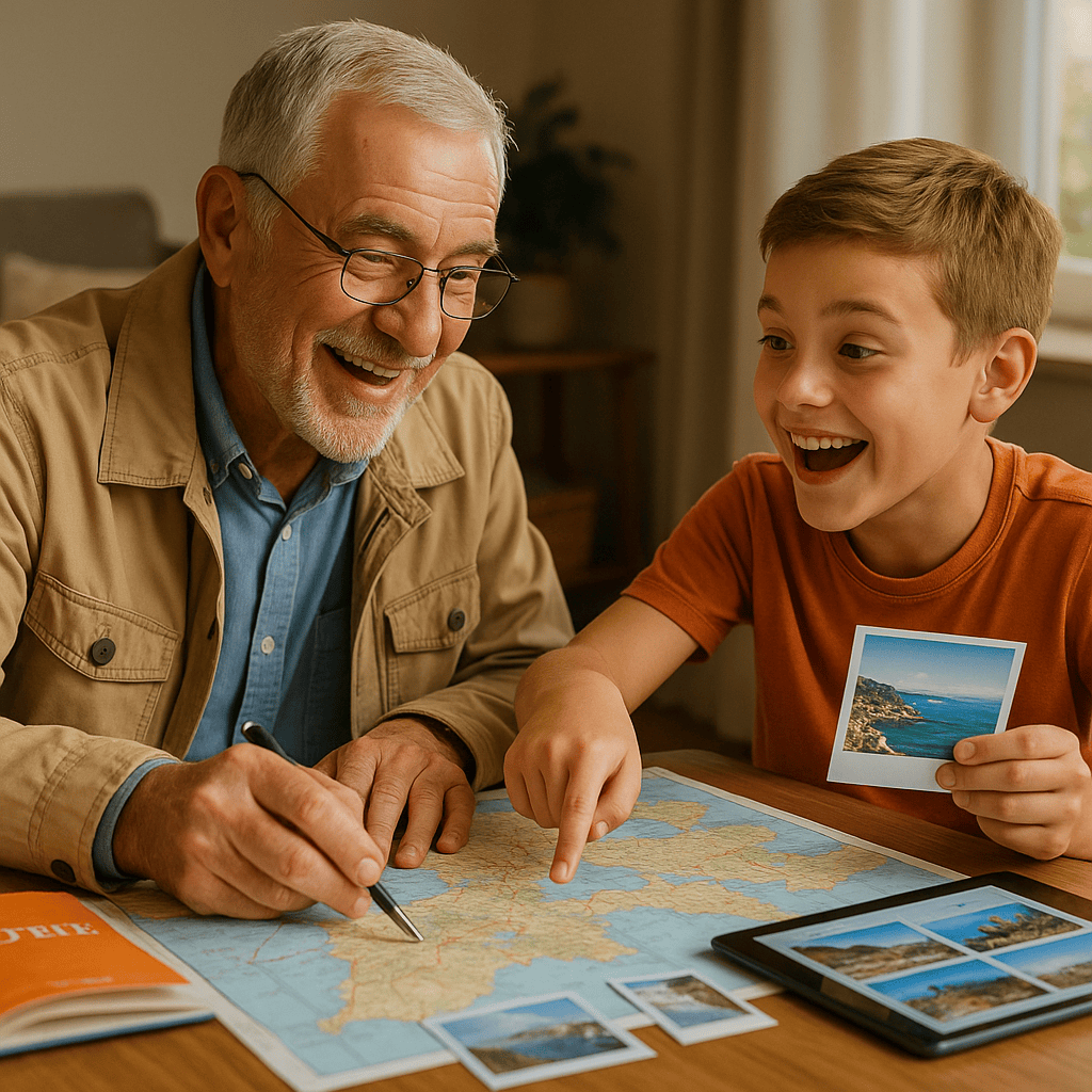 Reisen mit Enkeln planen und organisieren