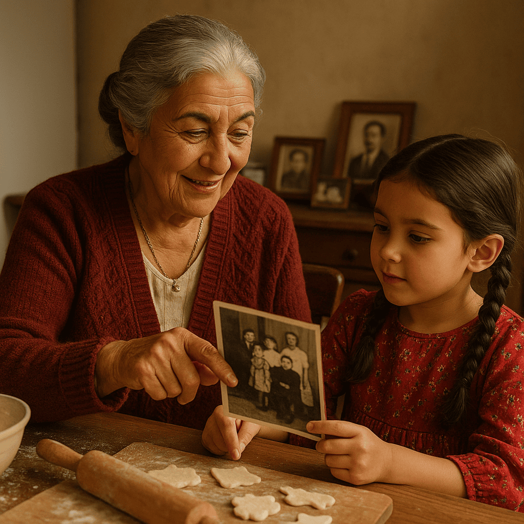 Traditionen Und Familiengeschichte Weitergeben