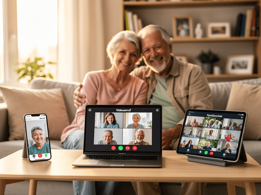 Videotelefonie Mit Verschiedenen Diensten