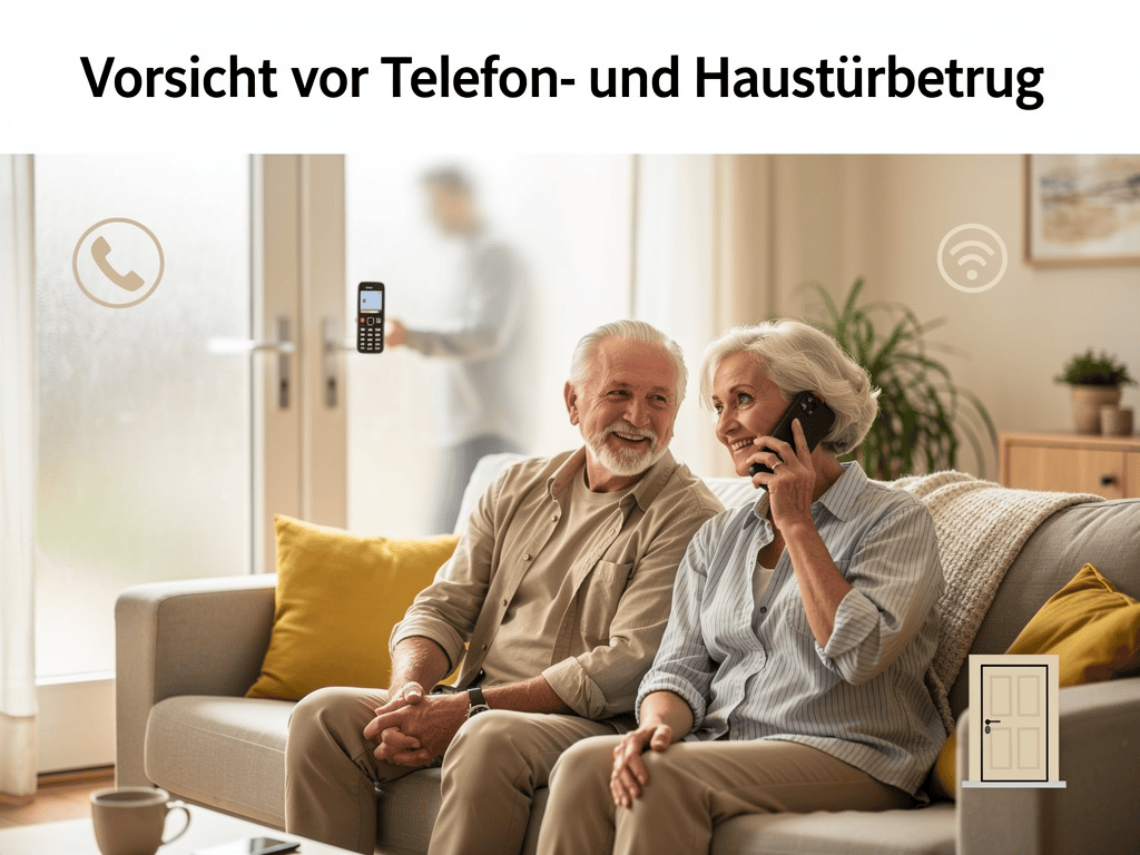 Vorsicht vor Telefon- und Haustürbetrug