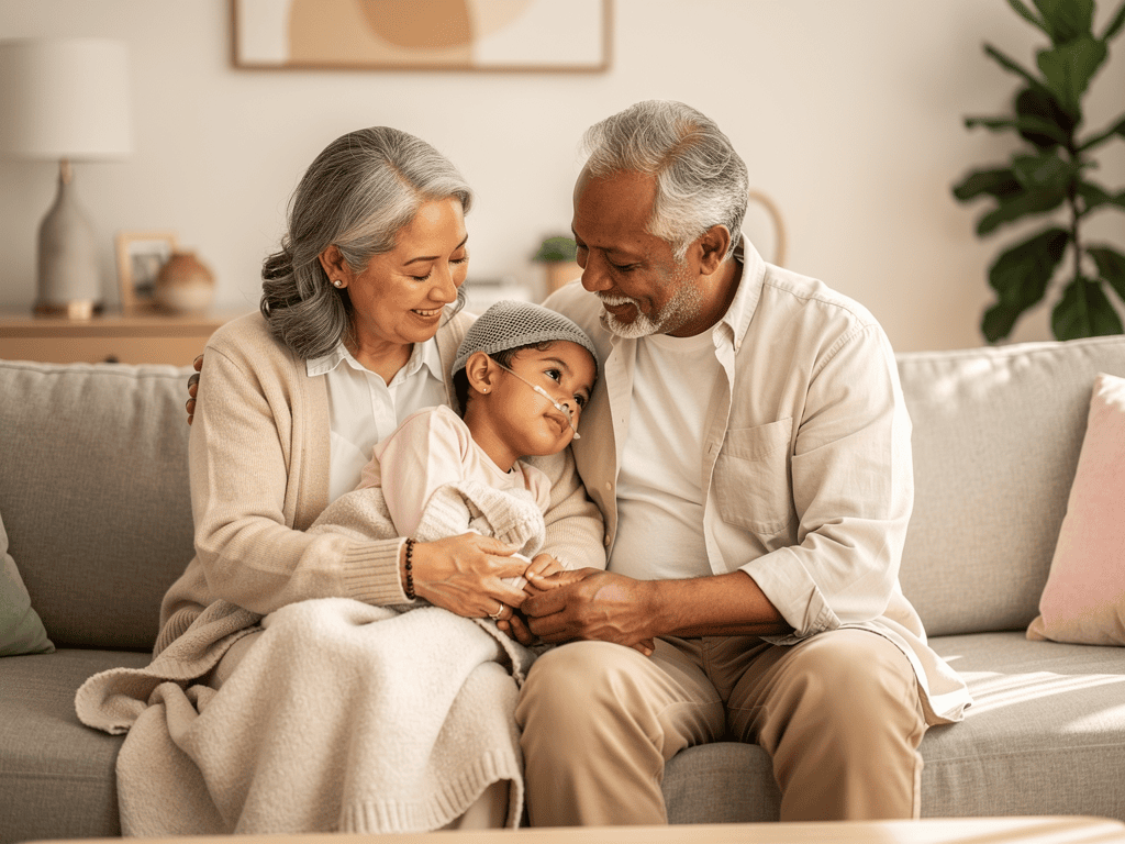 Wenn Enkel chronisch krank sind