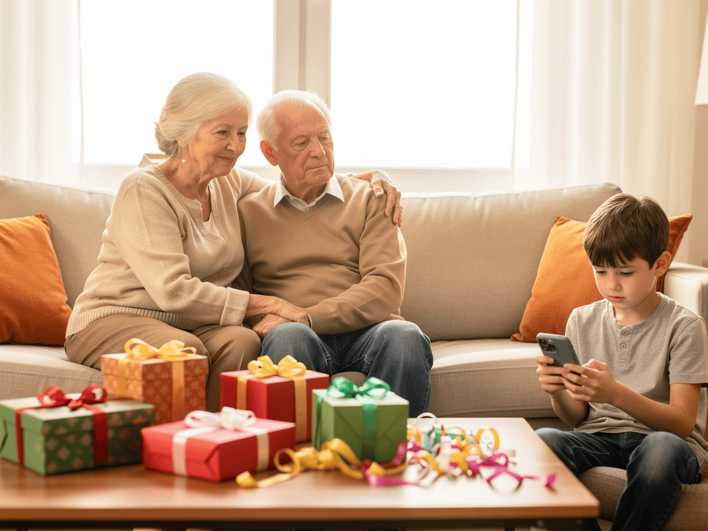 Wenn Enkel Geschenke nicht danken