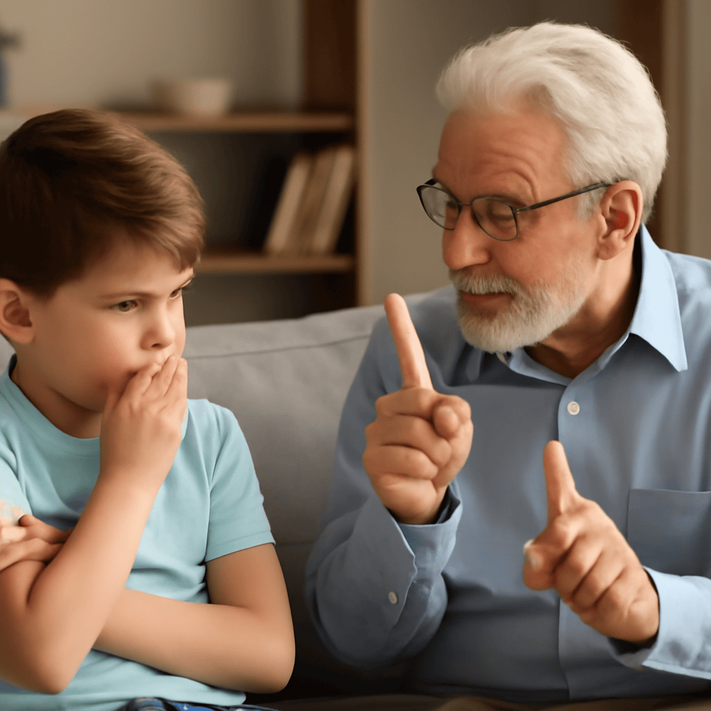 Wenn Enkel Schimpfwörter benutzen