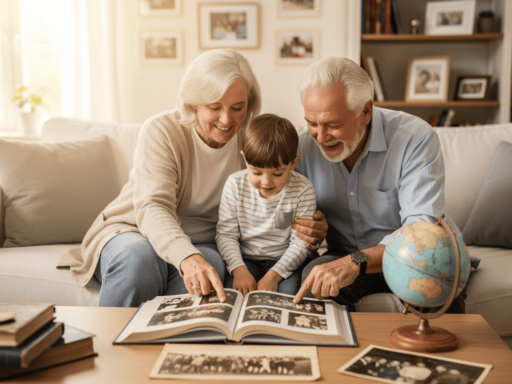 Wenn Enkel sich für Geschichte interessieren