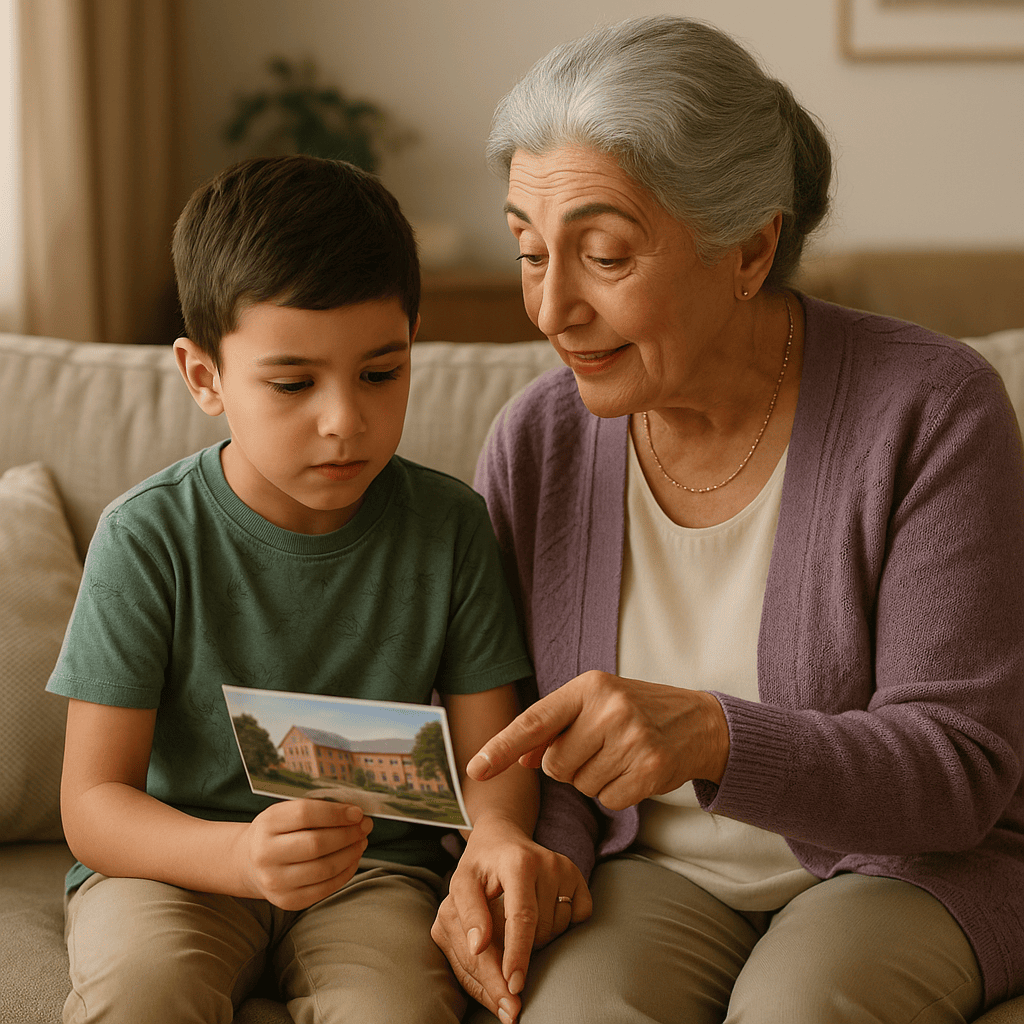 Wie erklärt man Enkeln das Altenheim?