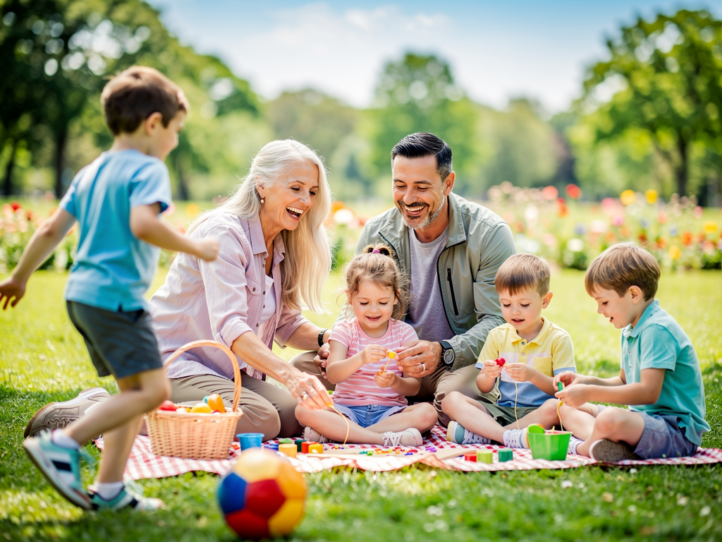 Aktivitäten mit Enkeln