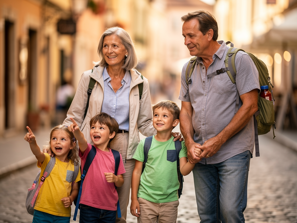 Reisen mit Enkeln